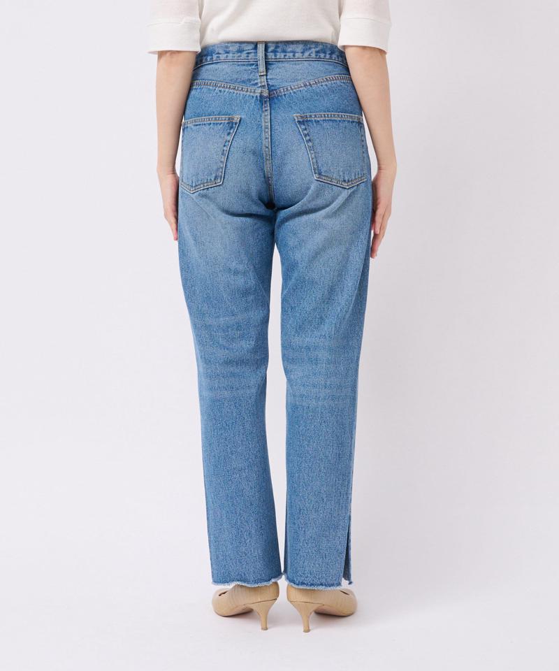 【全骨格美脚見え！】slit DENIM
