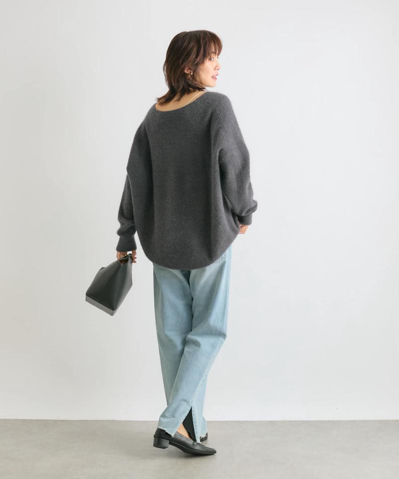 【全骨格美脚見え！】slit DENIM