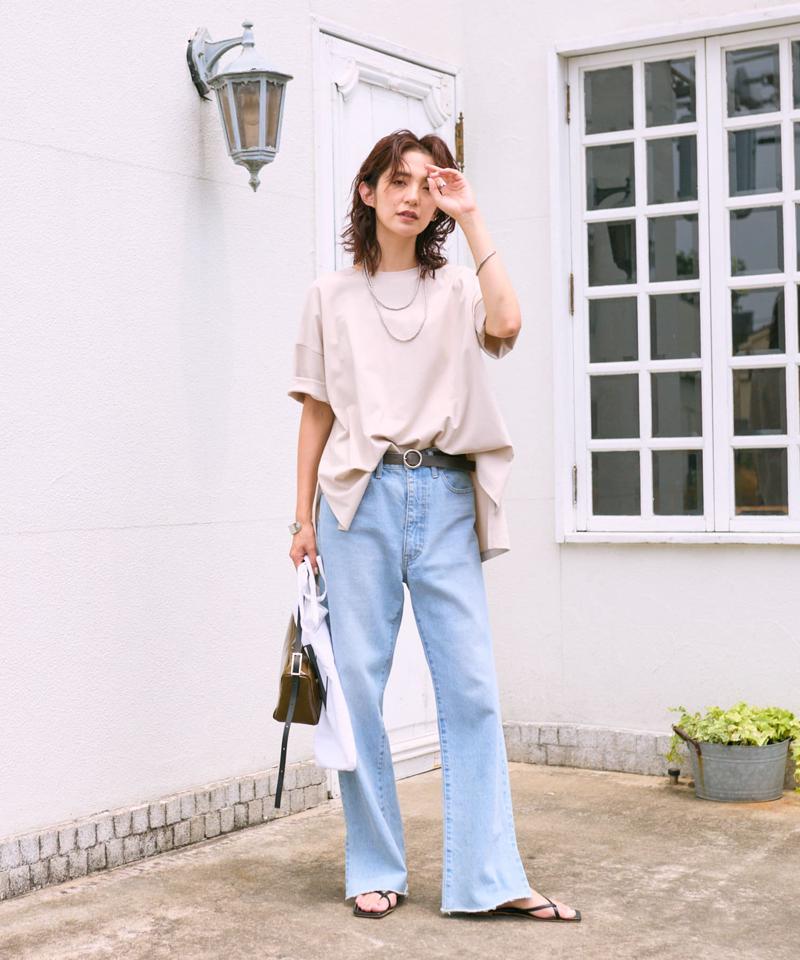 【全骨格美脚見え！】slit DENIM