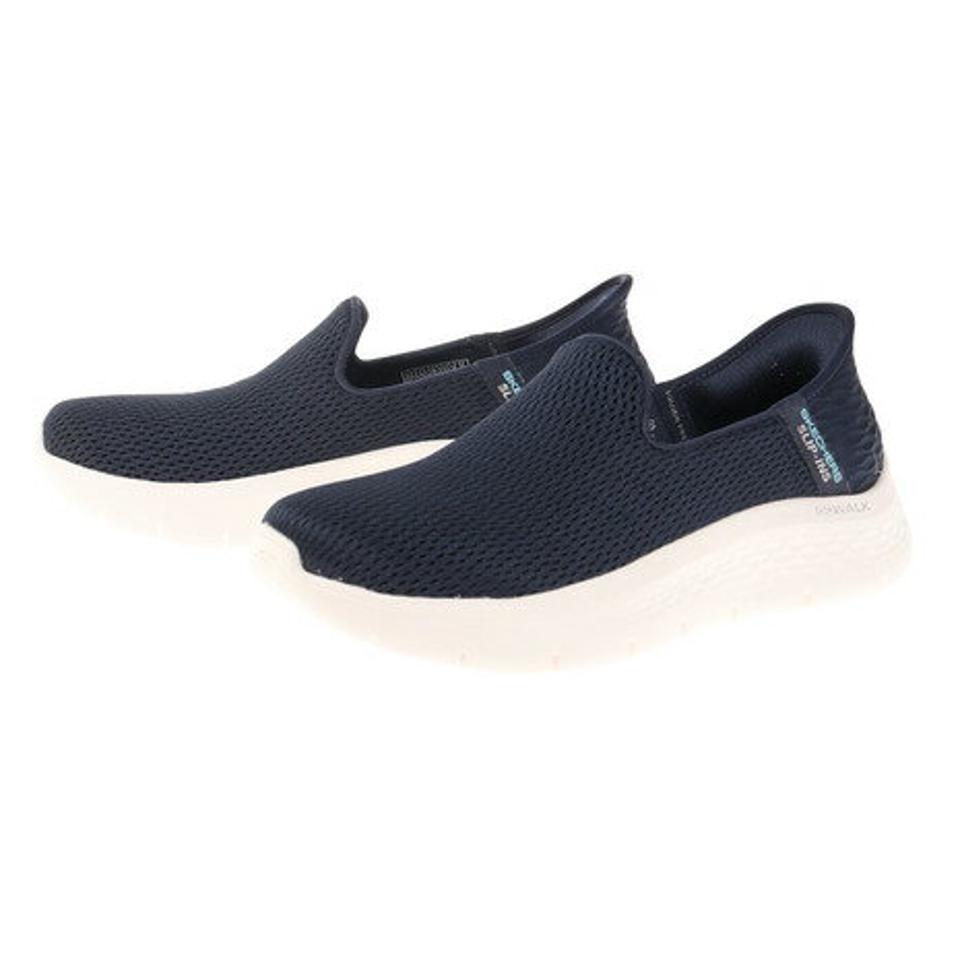 スケッチャーズ（SKECHERS）（レディース）ウォーキングシューズ ゴー ウォーク フレックスレリッシュ ネイビー 124963-NVY スニーカー タウン スリップインズ