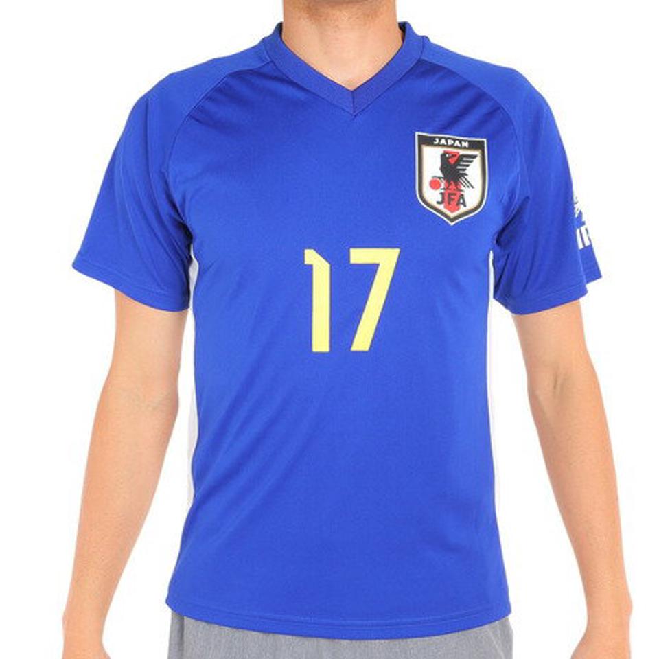 ジェイエフエー(JFA)(メンズ、レディース)サッカー 日本代表 プレーヤーズTシャツ 17 田中碧 O5-135/136/137/138
