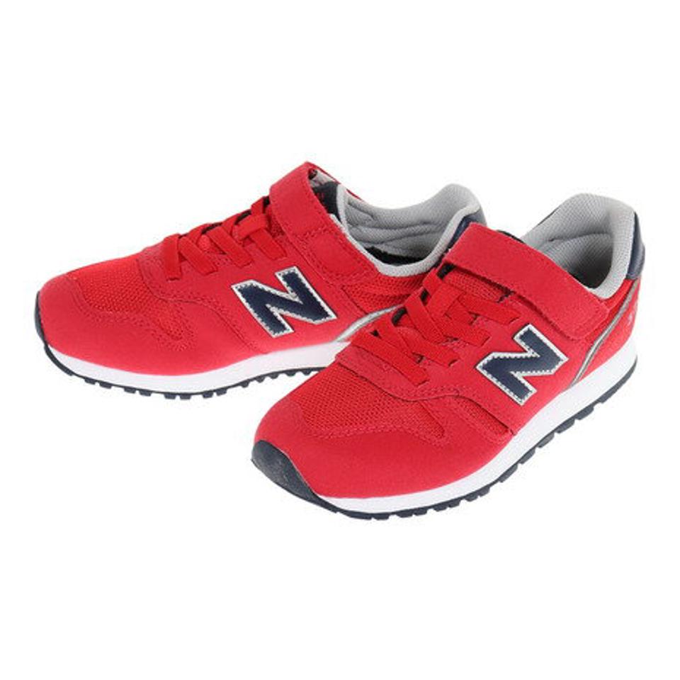 ニューバランス（new balance）（キッズ）YV373 レッド 赤 YV373JR2M ジュニア スニーカー スポーツシューズ カジュアル 子供靴 運動 マジックテープ