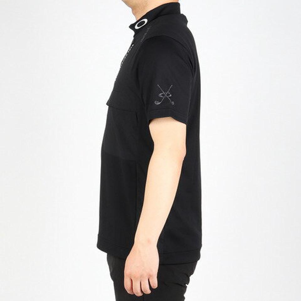 オークリー（OAKLEY）（メンズ） ゴルフウェア 吸汗速乾 ひんやり MIL モックネック半袖Tシャツ FOA404044