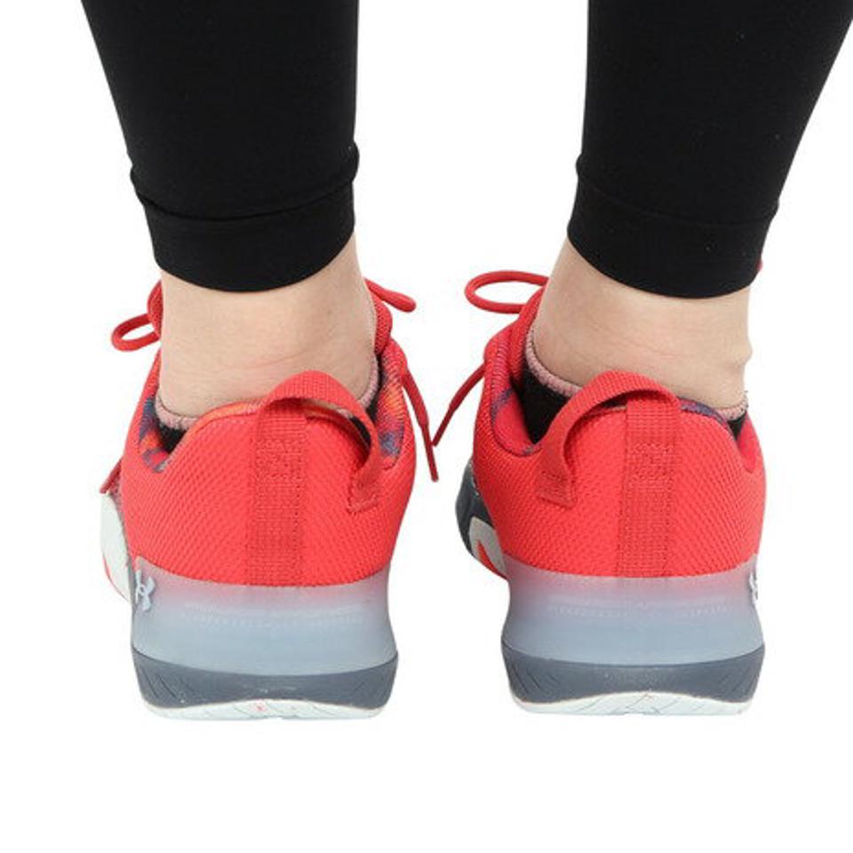 アンダーアーマー（UNDER ARMOUR）（レディース）ジム シューズ トライベース レイン 5 スプリング レッド 3026213 600 スニーカー トレーニング ジョギング