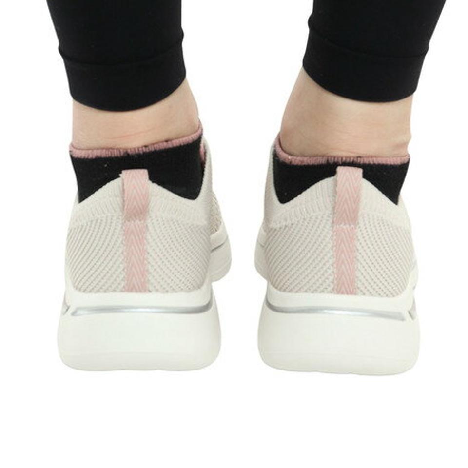 スケッチャーズ（SKECHERS）（レディース）ウォーキングシューズ ゴーウォーク アーチフィット クリスタルウェーブ 124882-TPPK