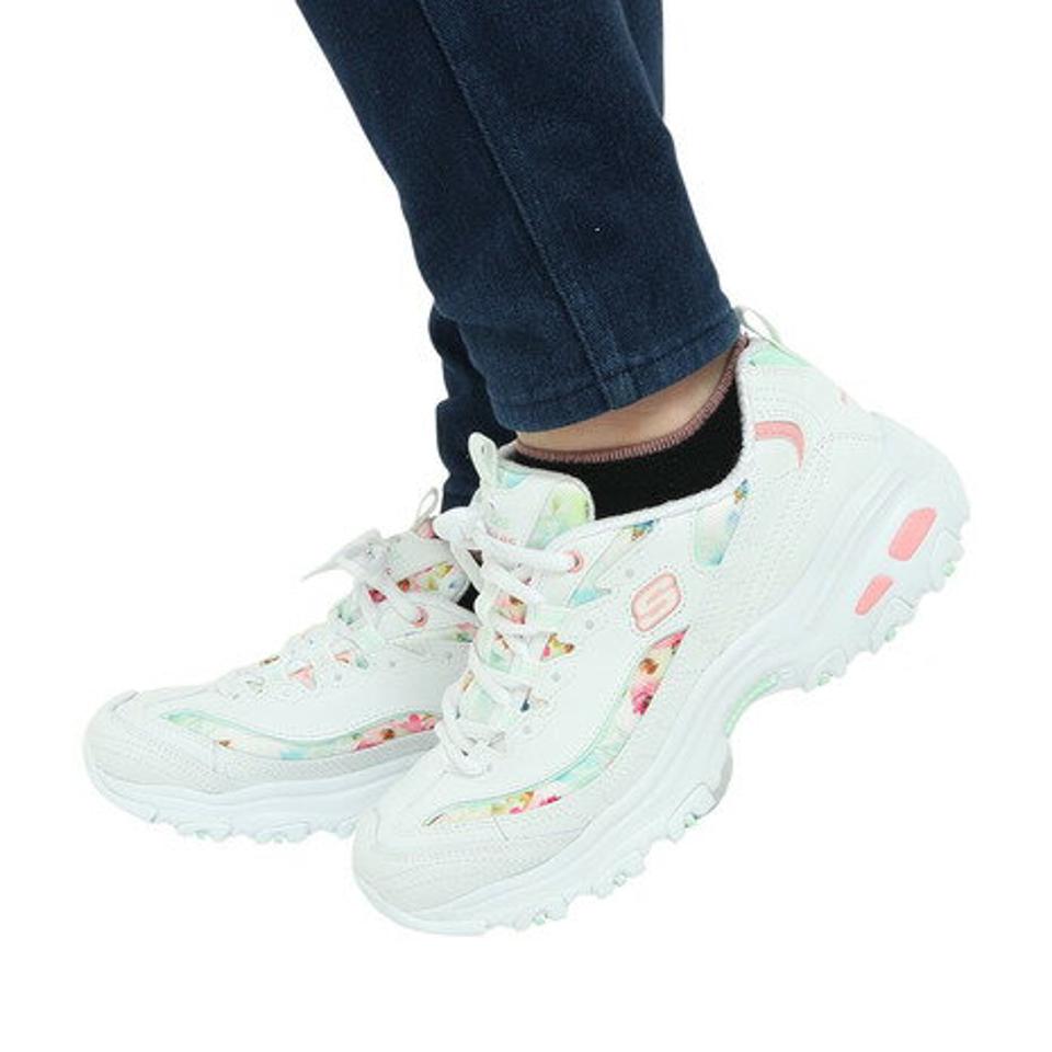 スケッチャーズ（SKECHERS）（レディース）カジュアルシューズ ディーライト ミング フィールズ 149794 スニーカー タウン 通気