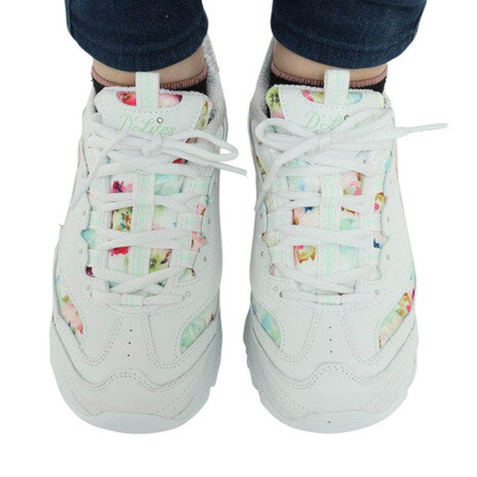 スケッチャーズ（SKECHERS）（レディース）カジュアルシューズ ディーライト ミング フィールズ 149794 スニーカー タウン 通気