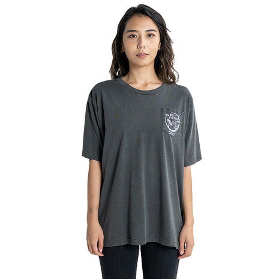 ロキシー(ROXY)(レディース)半袖 Tシャツ レディース PEANUTS SURF SOCIETY ROXY 23SPRST231089BLK