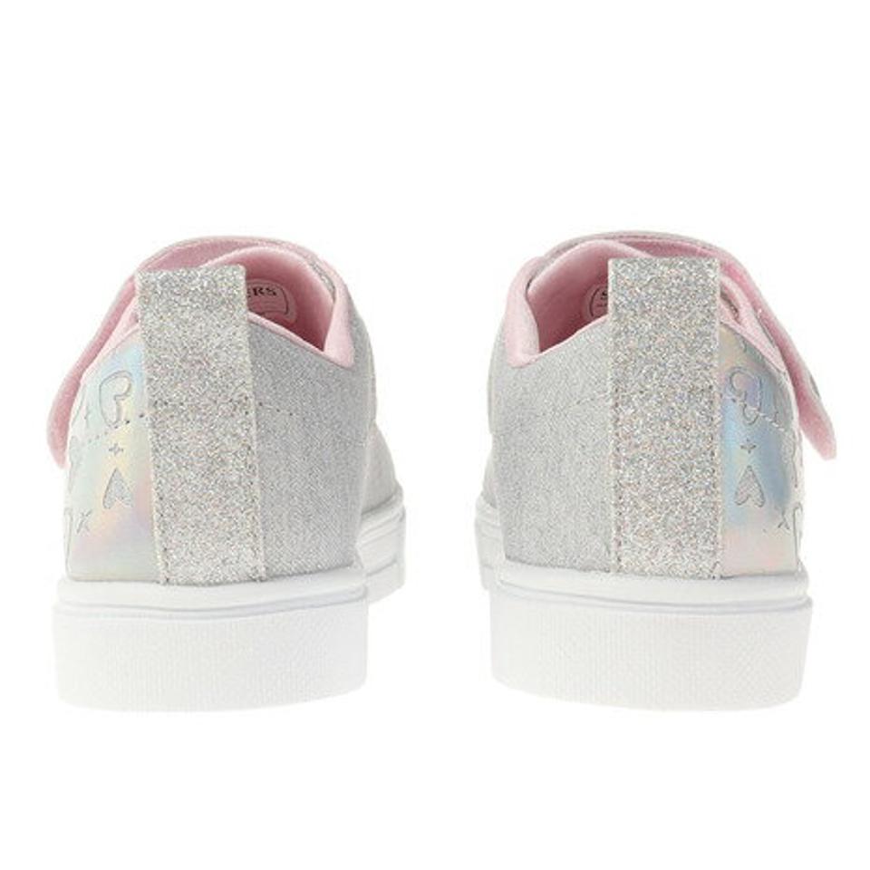 スケッチャーズ（SKECHERS）（キッズ）ジュニアスニーカー トゥインクル スパークス - ヘザー チャーム グレー 314787L-GYSL スポーツシューズ ベルクロ