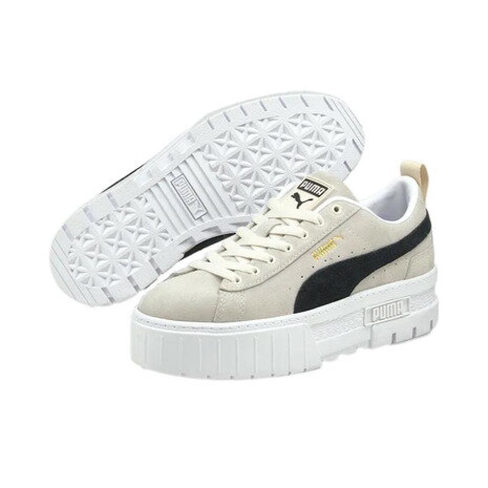 プーマ（PUMA）（レディース）スニーカー メイズ MAYZE ホワイト 38078402 スポーツシューズ タウン 厚底 シンプル 普段履き
