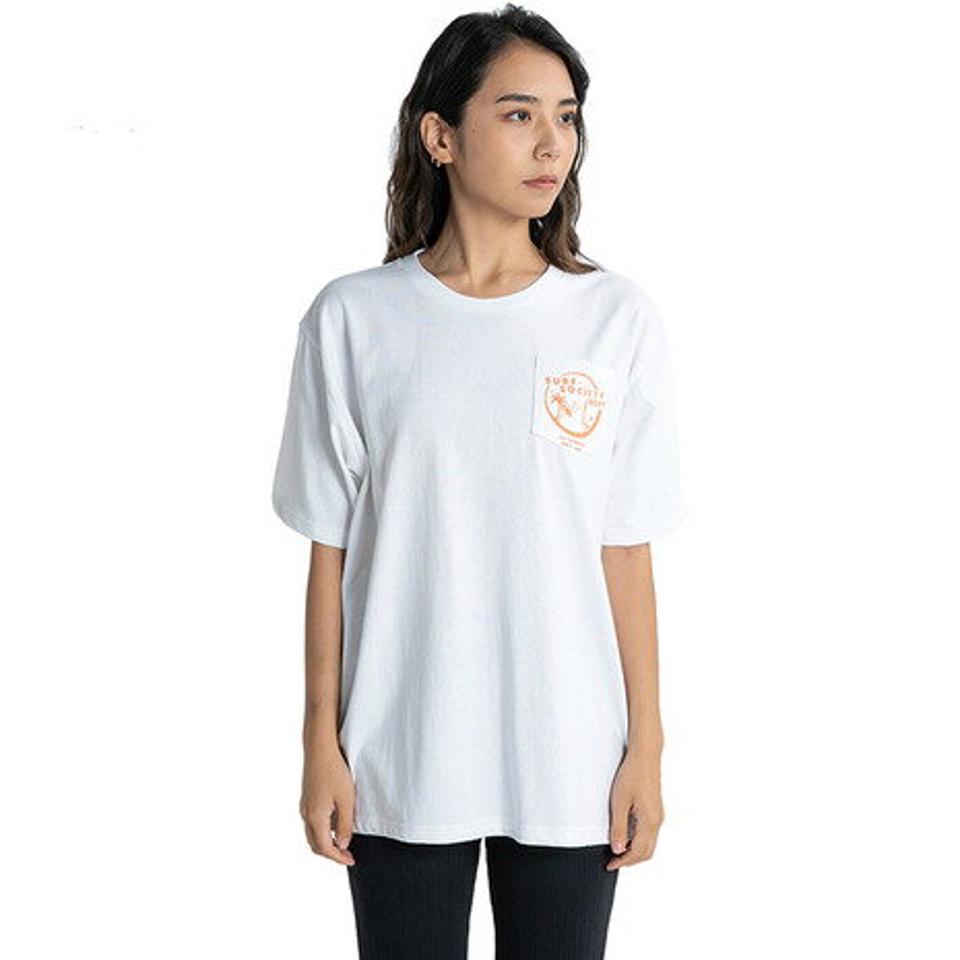 ロキシー（ROXY）（レディース）半袖 Tシャツ レディース PEANUTS SURF SOCIETY ROXY 23SPRST231089WHT