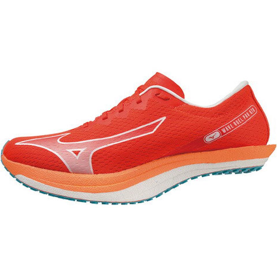 ミズノ（MIZUNO）（メンズ、レディース）ランニングシューズ ウエーブ デュエル プロ QTR WAVE DUEL PRO QTR オレンジ U1GD225020 スニーカー トレーニング