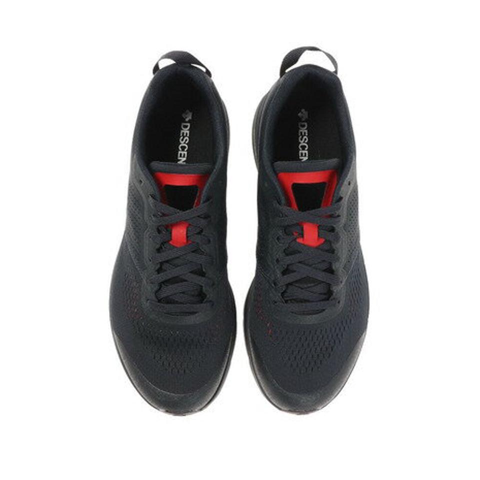 【4/10限定！エントリーで最大100％ポイントバック】デサント（DESCENTE）（メンズ）ランニングシューズ デルタ LD ブラック DN1RGF01NR スニーカー トレーニング ジョギング マラソン 陸上 駅伝 レース