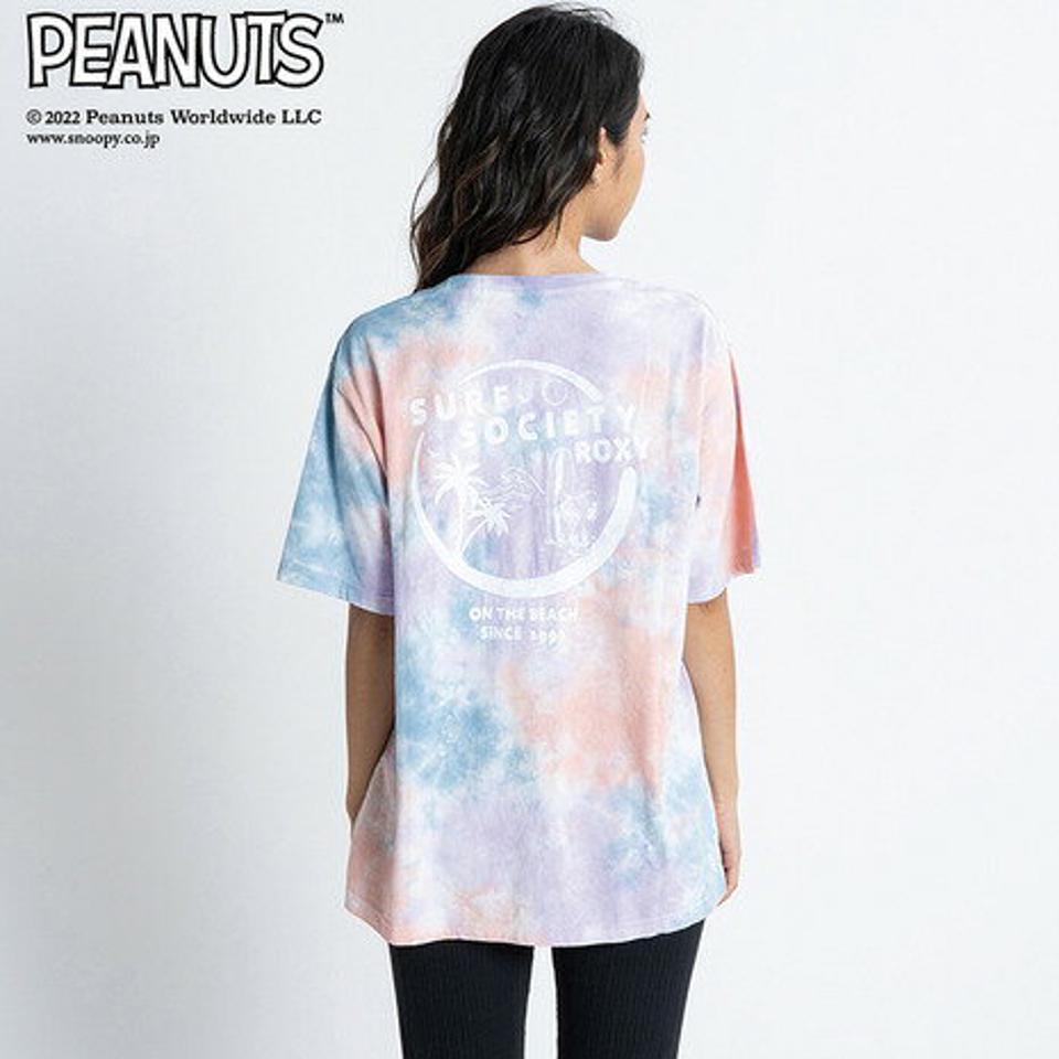 ロキシー(ROXY)(レディース)半袖 Tシャツ レディース PEANUTS SURF SOCIETY ROXY 23SPRST231089MUL