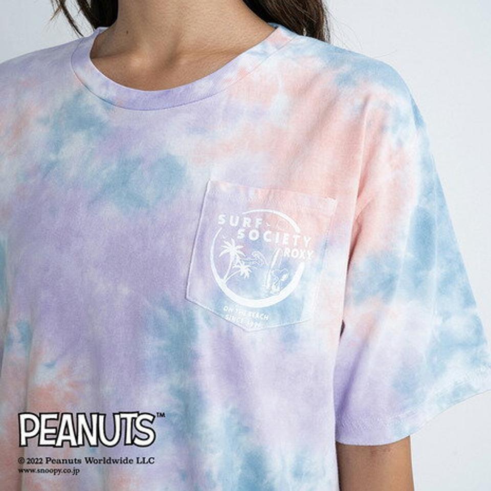 ロキシー(ROXY)(レディース)半袖 Tシャツ レディース PEANUTS SURF SOCIETY ROXY 23SPRST231089MUL