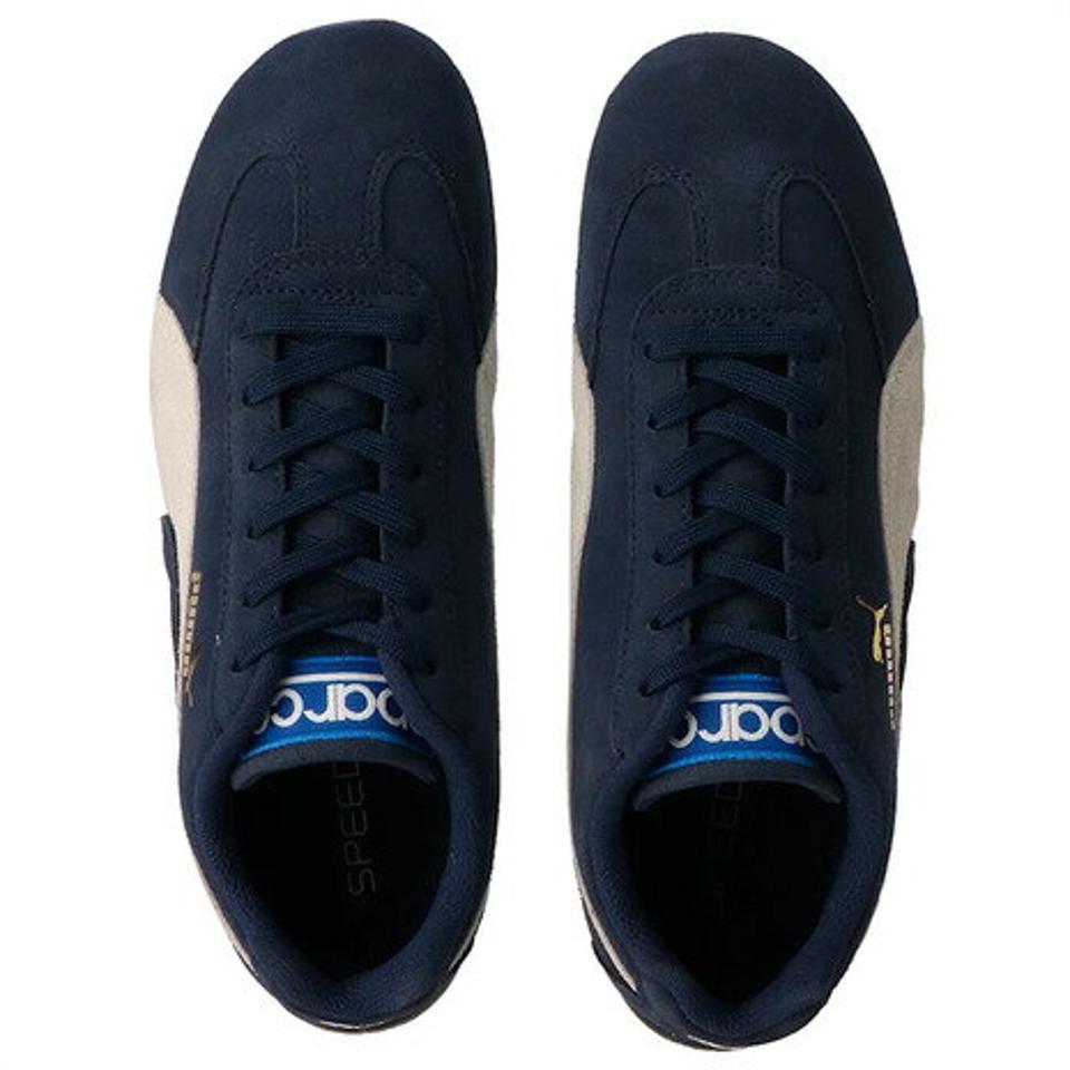 プーマ（PUMA）（メンズ）スニーカー スピードキャット OG + SPARCO ネイビー 30717106 スポーツシューズ タウン カジュアル ドライビング 普段使い