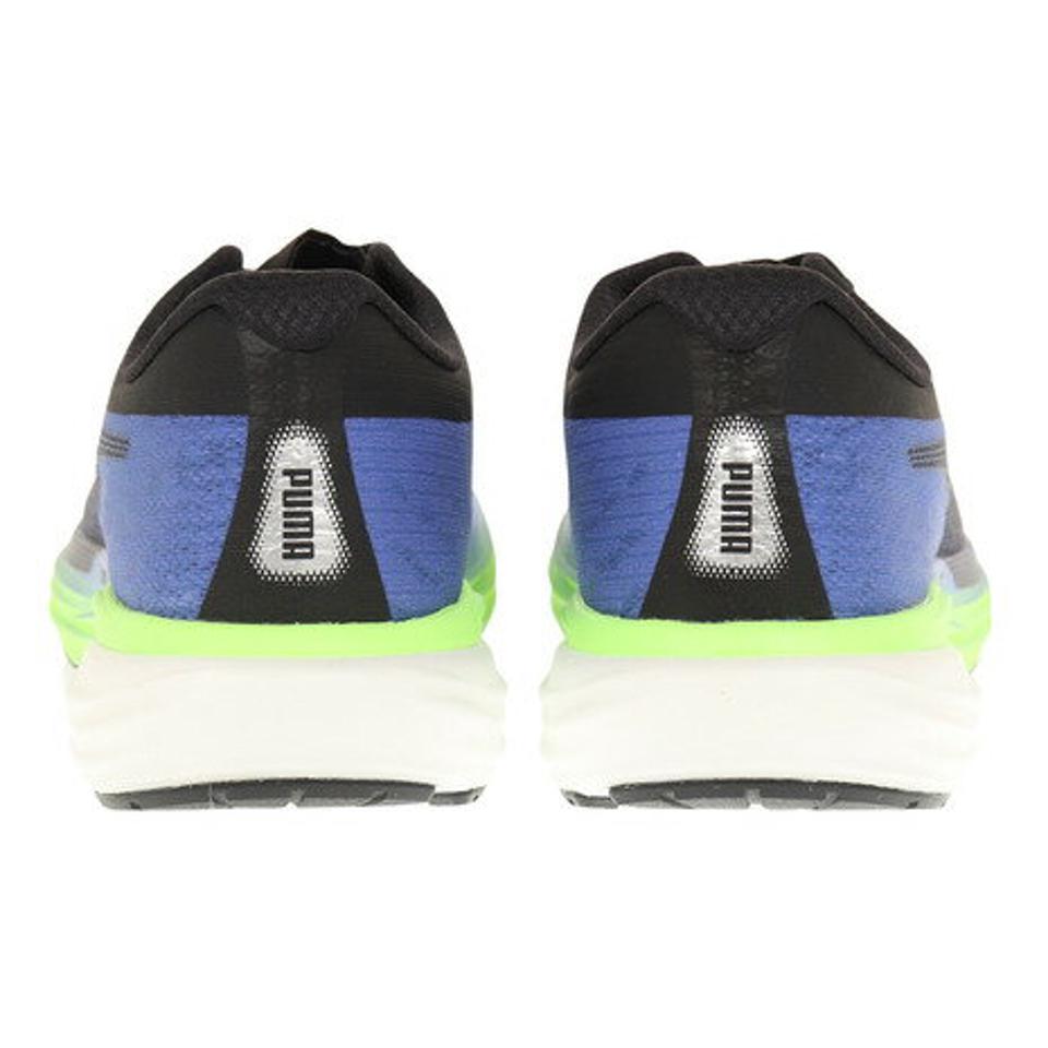 プーマ（PUMA）（メンズ）ランニングシューズ ディヴィエイト ニトロ 2 ワイド ブルー 37748403