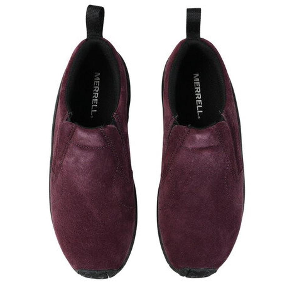 【4/10限定！エントリーで最大100％ポイントバック】メレル（MERRELL）（レディース）モックシューズ スリッポン 撥水加工 ジャングル モック 005026 エンジ BURGUNDY スニーカー 秋冬用 室内履き 軽量