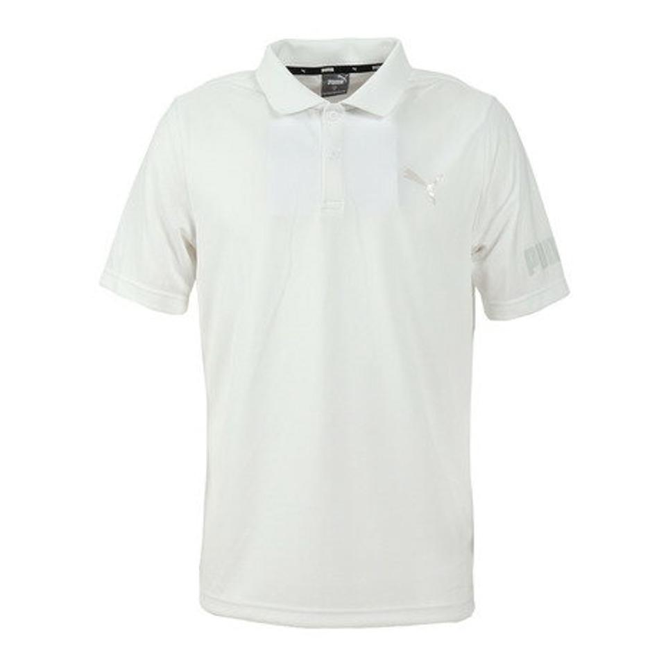 プーマ（PUMA）（メンズ）DRY PLUS COOL 半袖ポロシャツ 523778 02 WHT