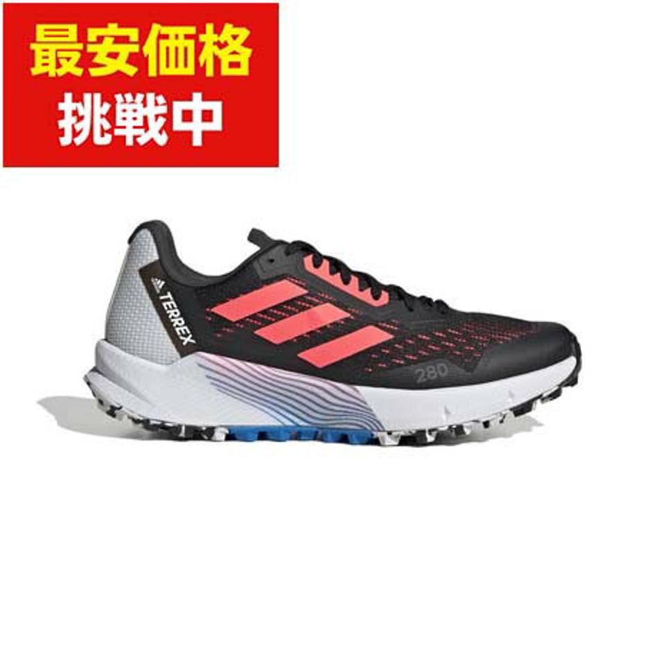 【4/10限定！エントリーで最大100％ポイントバック】アディダス（adidas）（レディース）スニーカー テレックス アグラヴィックフロー2.0 黒 くろ クロ ブラック H03190 トレイルラン トレッキング 軽量 デイリー