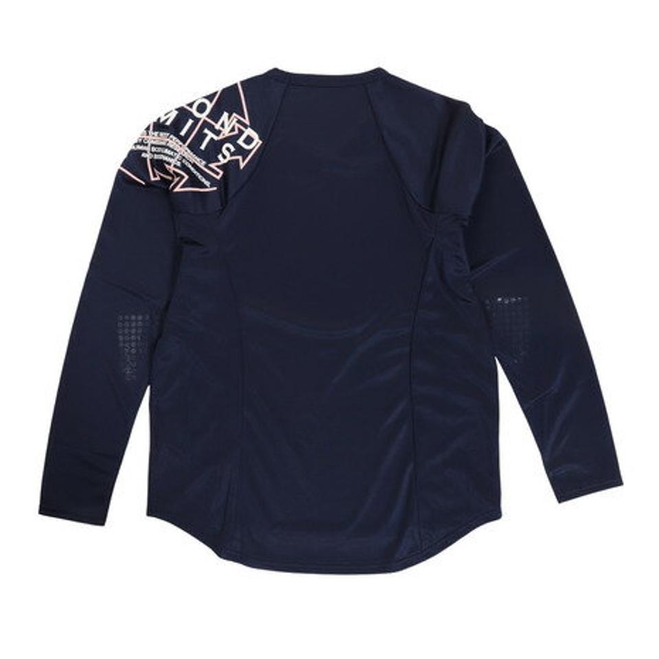 デサント（DESCENTE）（レディース） レディース 長袖プラクティスシャツ DVWUJB50 NV バレーボールウェア
