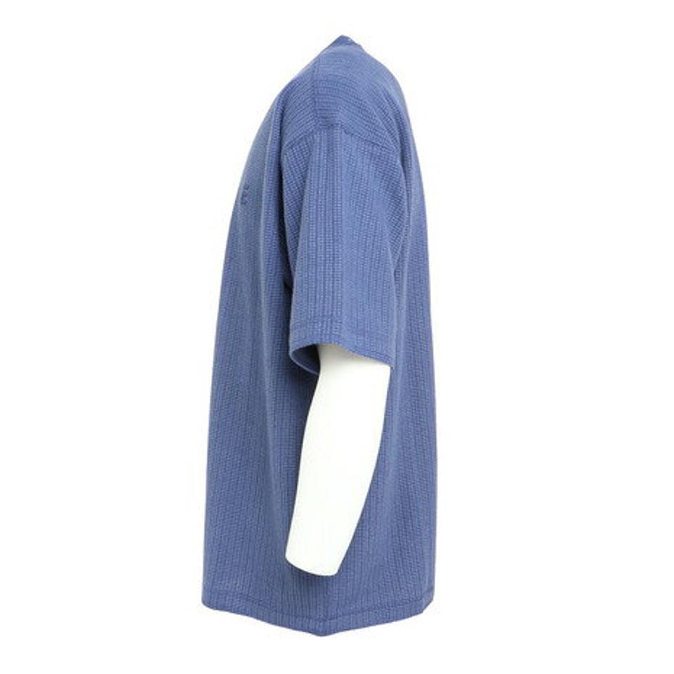 【2点10%OFFクーポン対象！8/10まで】エルケクス（ELKEX）（メンズ）半袖Tシャツ メンズ WAFFLE CREW EKM3S10013 PUL