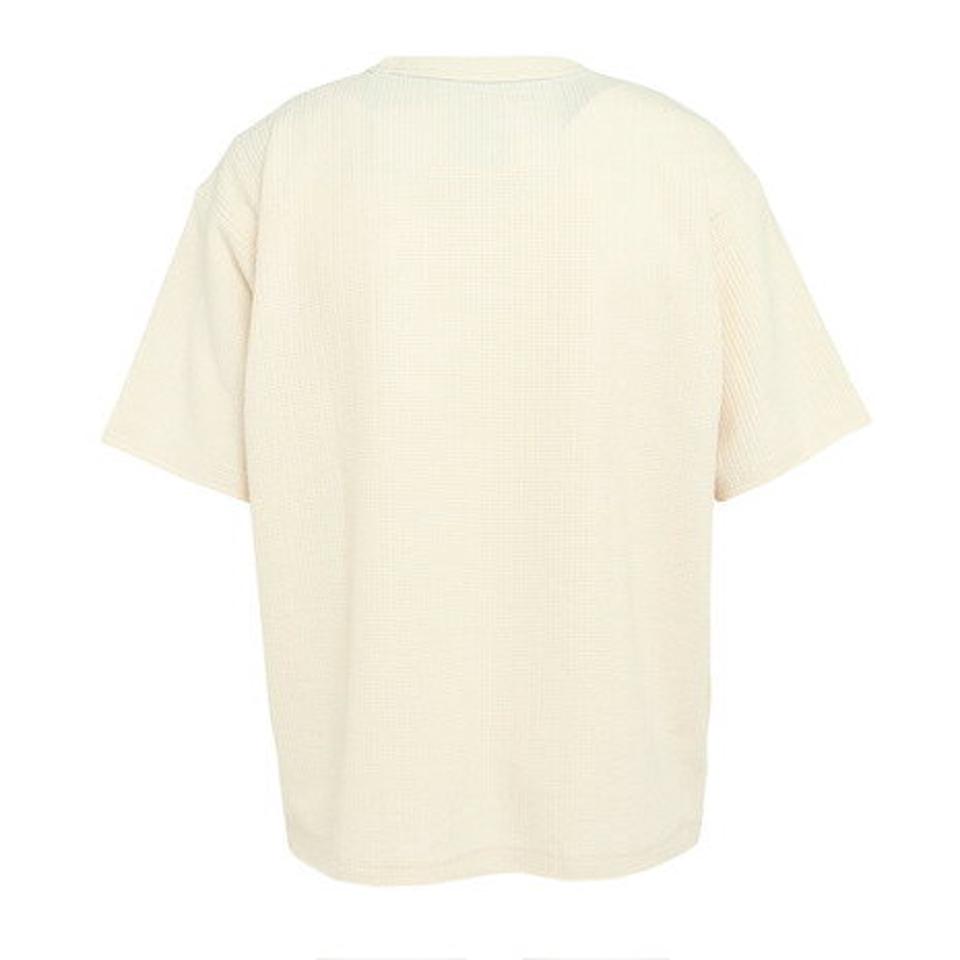 【2点10%OFFクーポン対象！8/10まで】エルケクス（ELKEX）（メンズ）半袖Tシャツ メンズ WAFFLE CREW EKM3S10013 OWHT