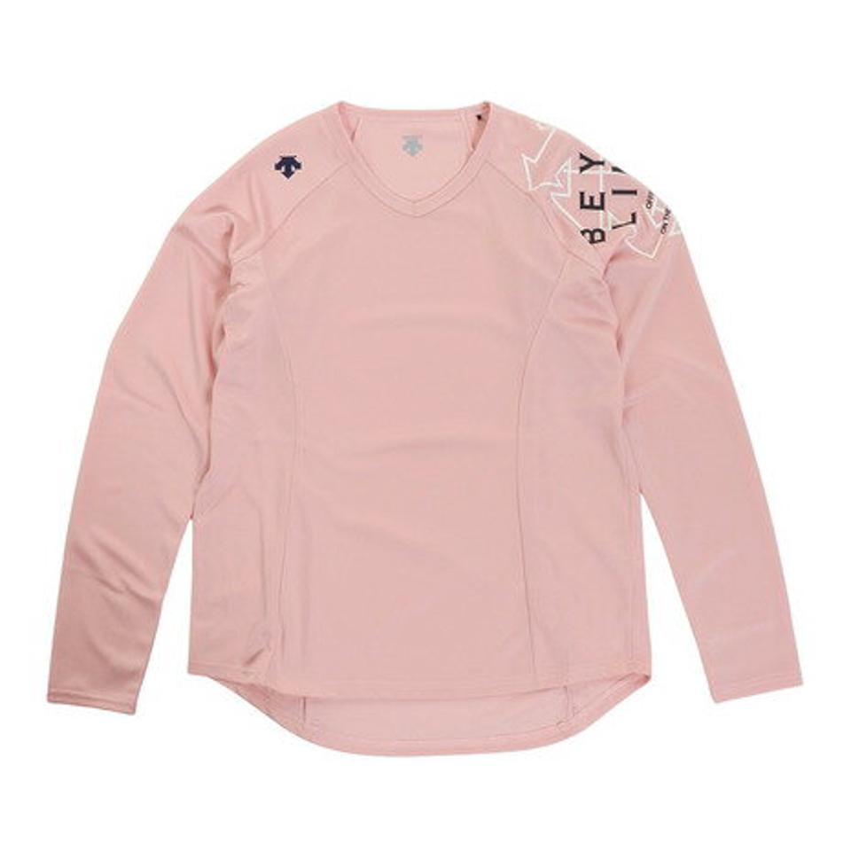 デサント（DESCENTE）（レディース） レディース 長袖プラクティスシャツ DVWUJB50 PK バレーボールウェア