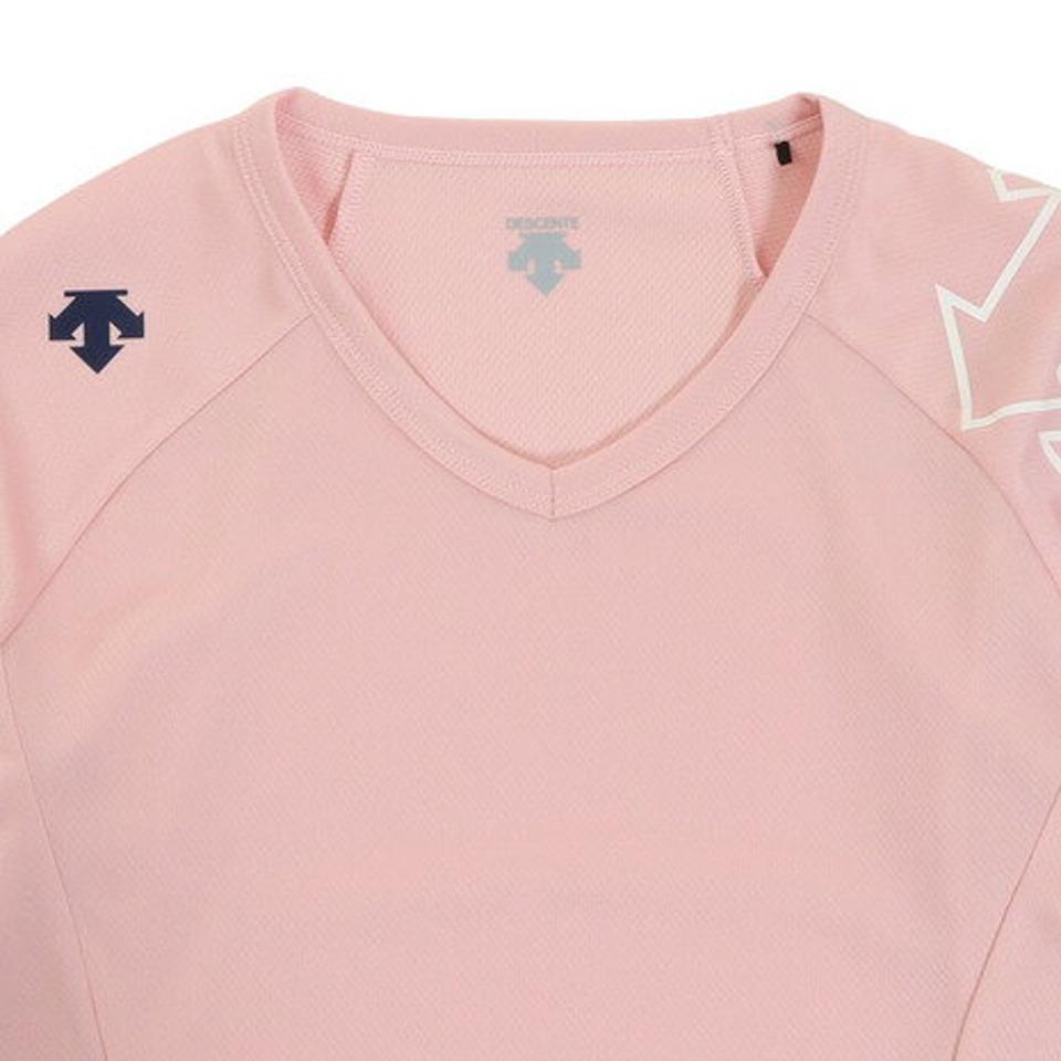 デサント（DESCENTE）（レディース） レディース 長袖プラクティスシャツ DVWUJB50 PK バレーボールウェア