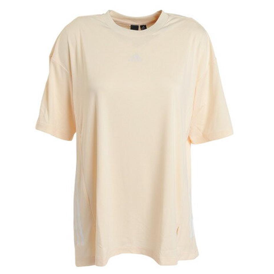 【1/25 24h限定 エントリー＆対象3店舗買い回りで最大P10倍！】アディダス（adidas）（レディース）半袖シャツ レディース ドライ ルーズフィット ダブルニット BUJ52-IA5186/IA5188/IA5189