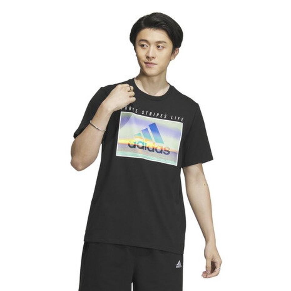 アディダス(adidas)(メンズ)オーシャン グラフィック レギュラーフィットTシャツ IJG10-IK4287