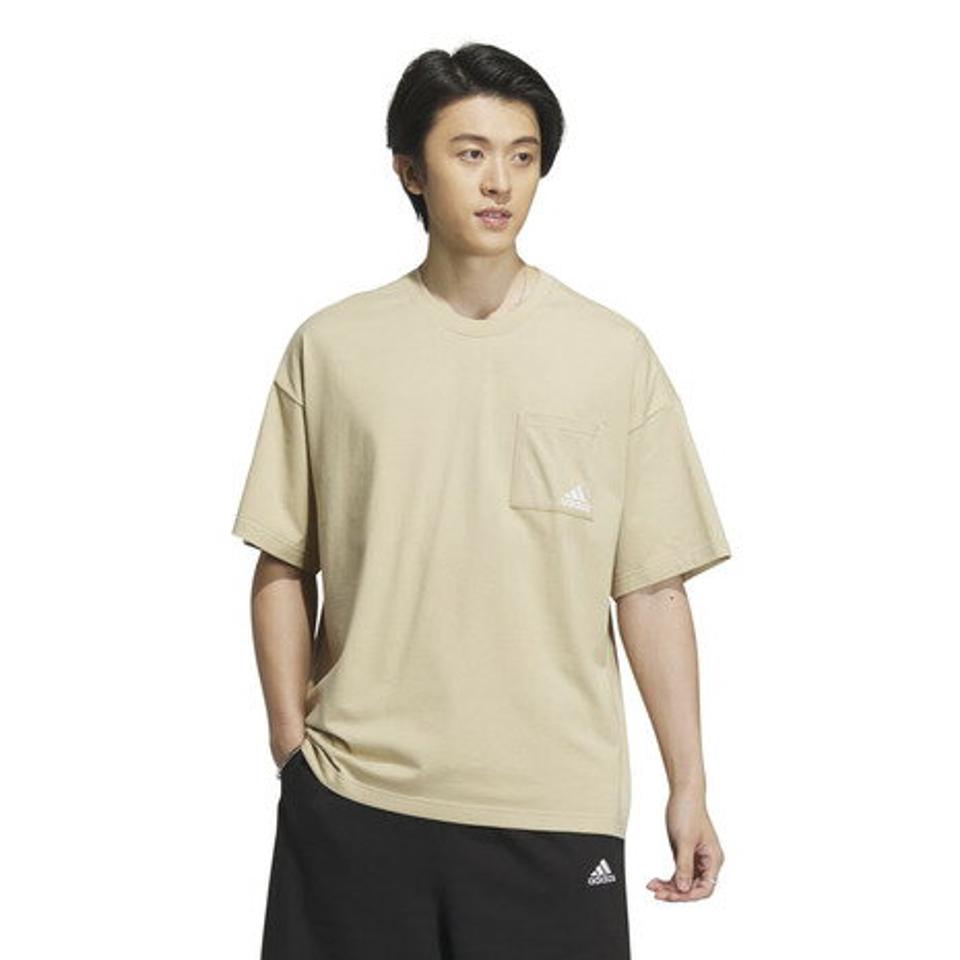 アディダス(adidas)(メンズ)半袖Tシャツ メンズ オーバーサイズ シルエット IJG09-IK4290