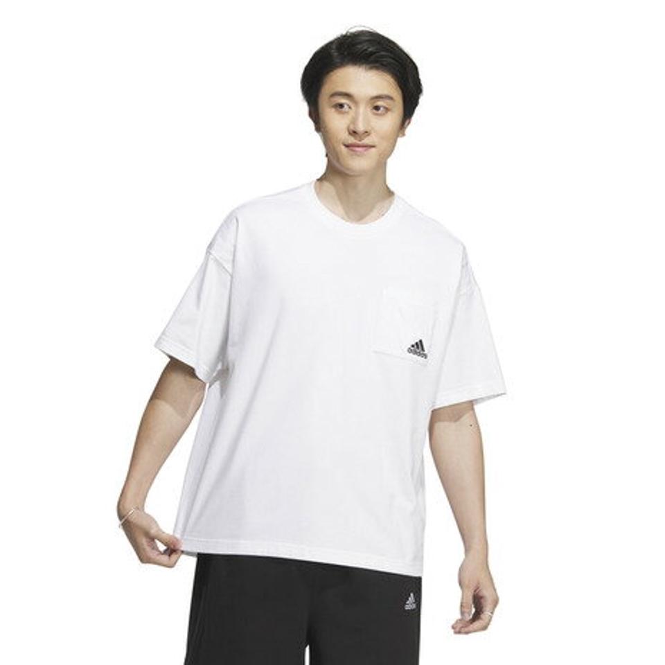 アディダス（adidas）（メンズ）オーバーサイズ シルエット ヘビーコットン ポケットTシャツ IJG09-IK4288