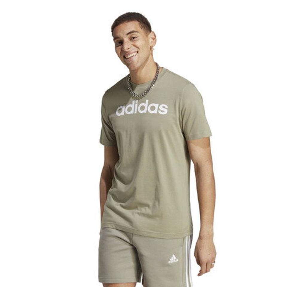 アディダス（adidas）（メンズ）半袖Tシャツ メンズ エッセンシャルズ リニア刺しゅう ECQ98-IC9297