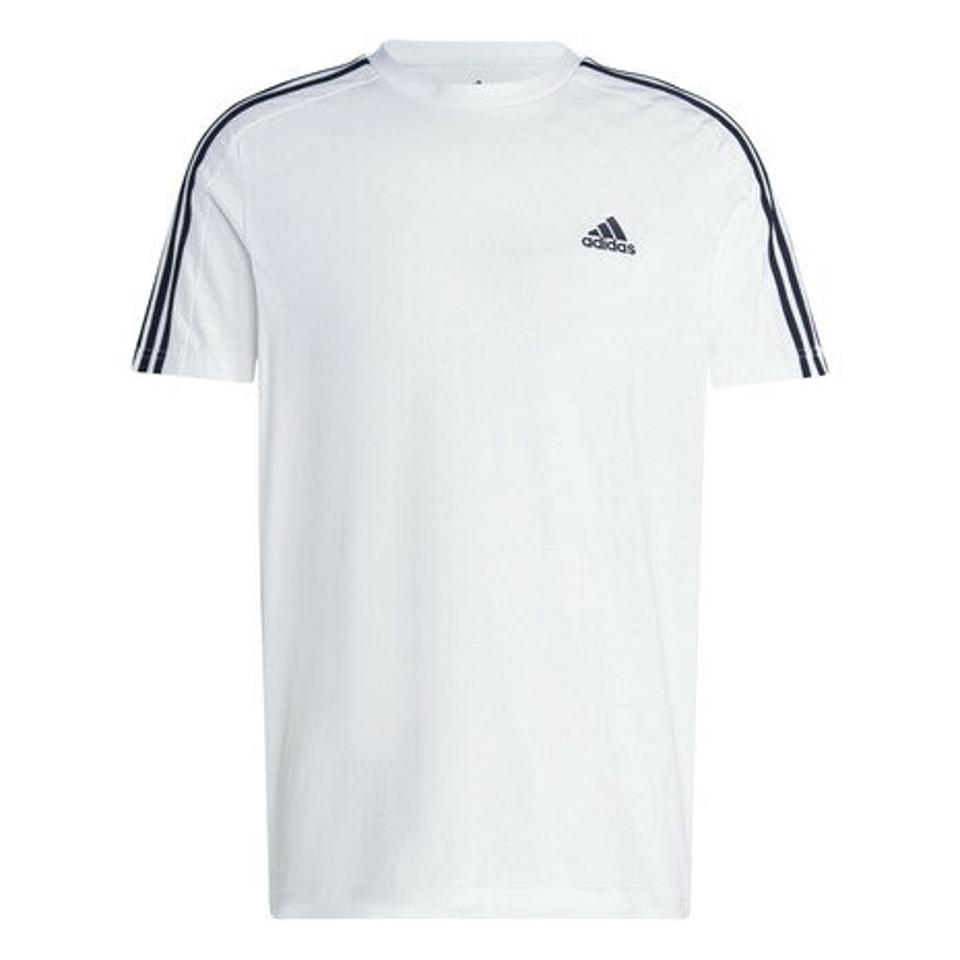アディダス（adidas）（メンズ）半袖Tシャツ メンズ 白 エッセンシャルズ シングルジャージー ECQ97-IC9336