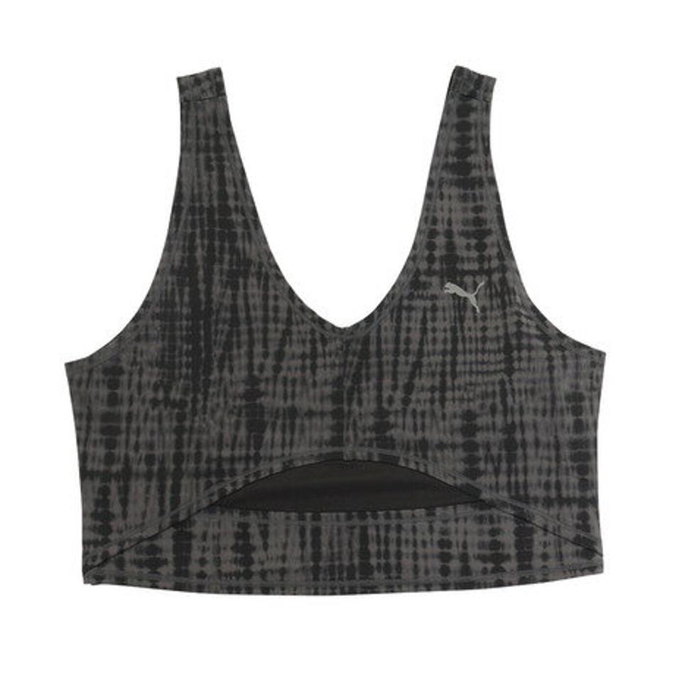 プーマ（PUMA）（レディース）ヨガ スタジオ AOP クロップ トップス 523617 01 BLK