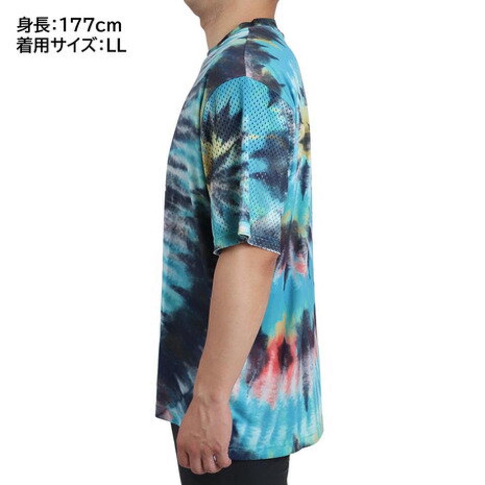 スポルディング（SPALDING）（メンズ）バスケットボールウェア Tシャツ タートルズ スパイラルダイ プリント SMT22146TTQ