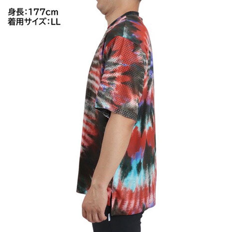 スポルディング（SPALDING）（メンズ）バスケットボールウェア Tシャツ タートルズ スパイラルダイ プリント SMT22146TRD