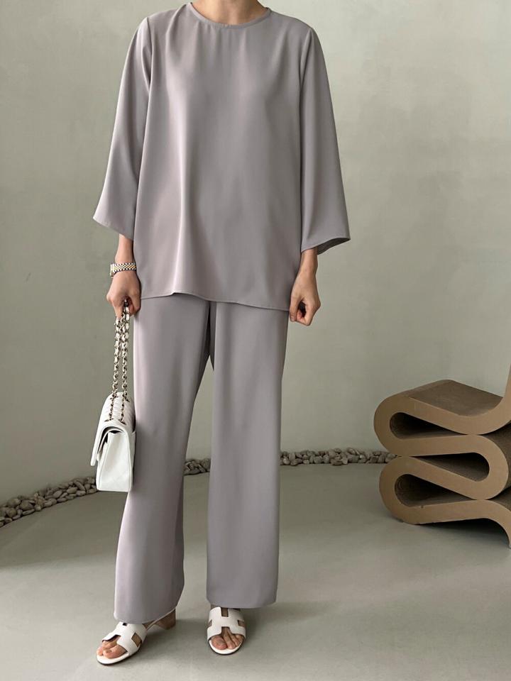 バックゴムスラックス・p003688 レディース 【pt】パンツ ロング丈 単色 無地 シンプル ベーシック バックゴム ウエストゴム スラックス ワイド ゆったり 楽ちん 春 夏 大人 韓国ファッション MKT