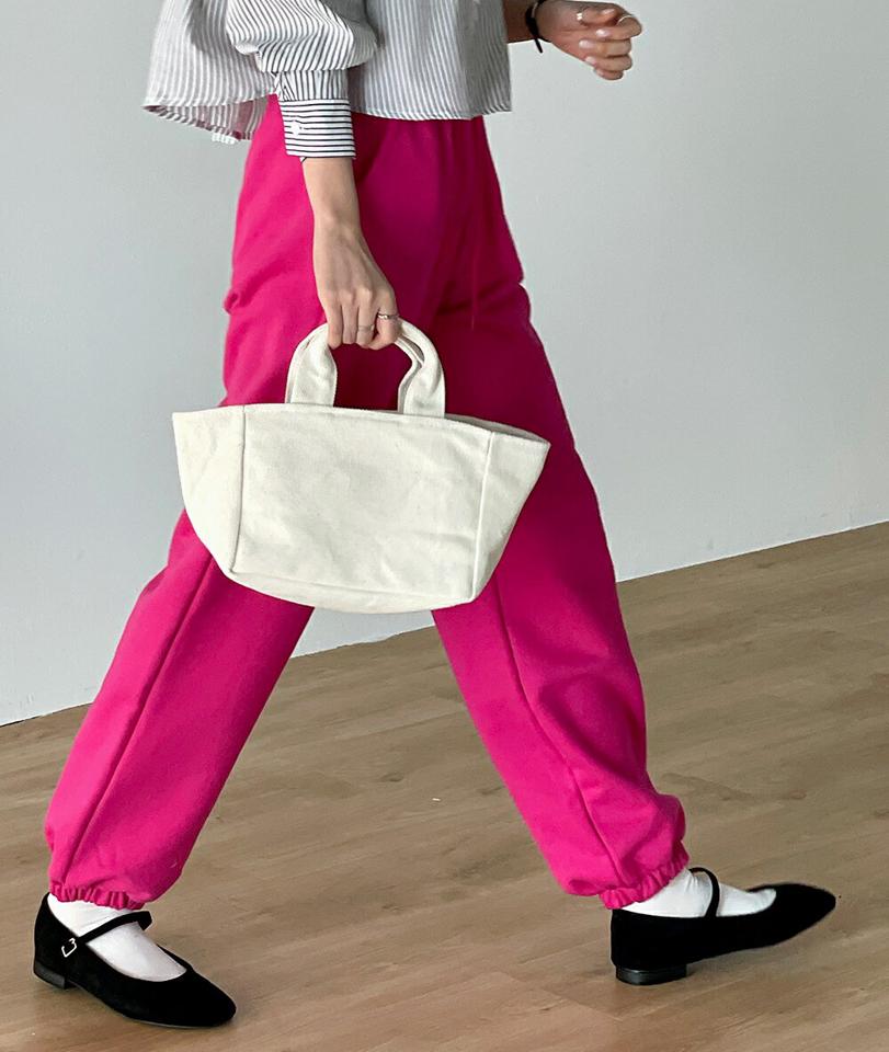 ストリングスウェットジョガーパンツ・t72002 レディース 【pt】 韓国ファッション ボトムス パンツ スウェットパンツ ロング丈 ストリング ウエストゴム ジョガーパンツ ストレート カラフル コットン 無地 大人カジュアル 春 カジュアル