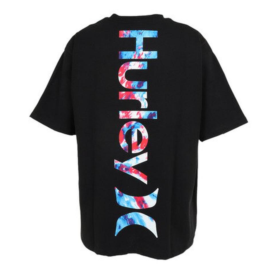 【1/25 24h限定 エントリー＆対象3店舗買い回りで最大P10倍！】ハーレー（HURLEY）（メンズ）OS BACK TD LOGO 半袖Tシャツ MSS2310021-BLK