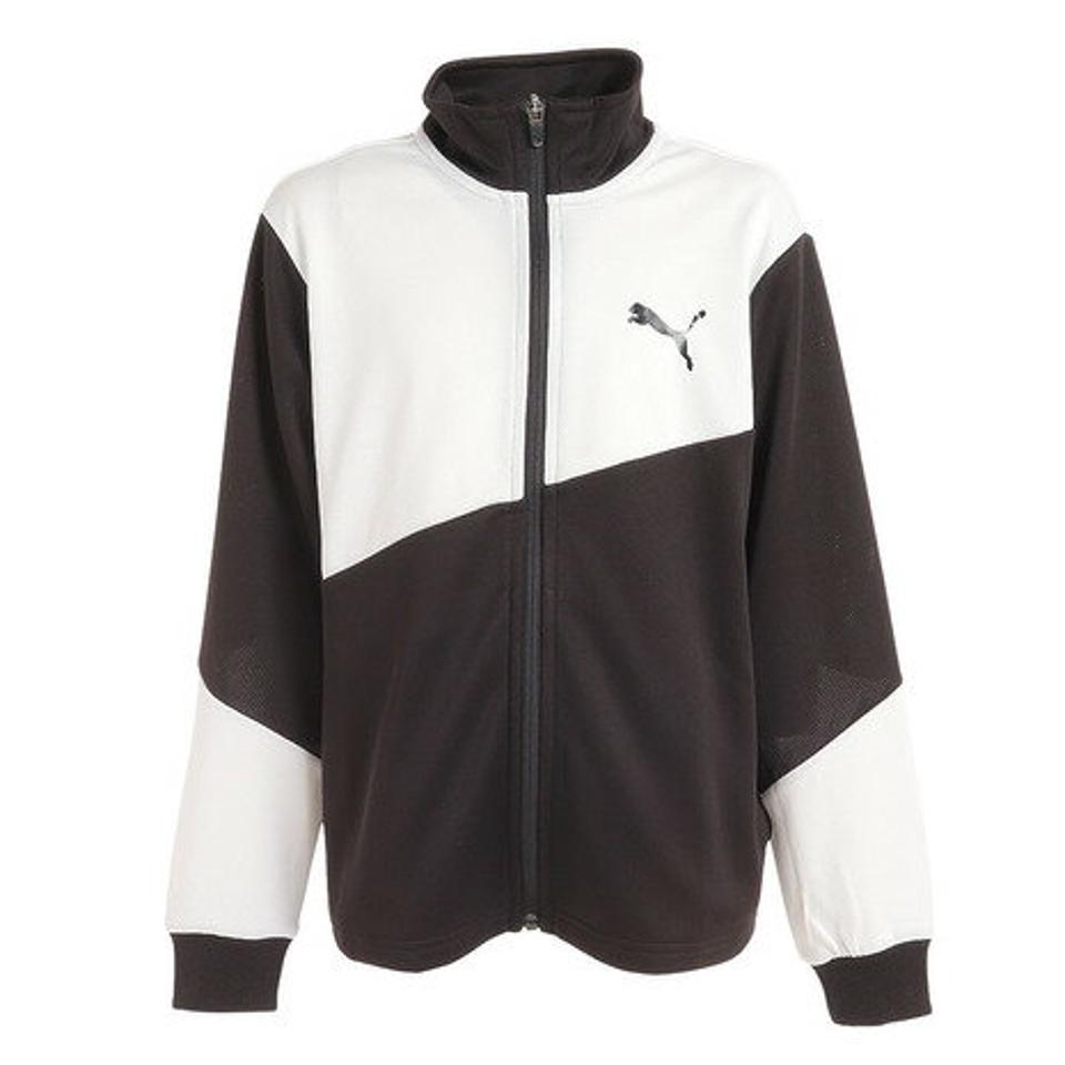 プーマ（PUMA）（キッズ）ジャージ キッズ ACTIVE トレーニング ジャケット 黒 ブラック 670746 51 BLK