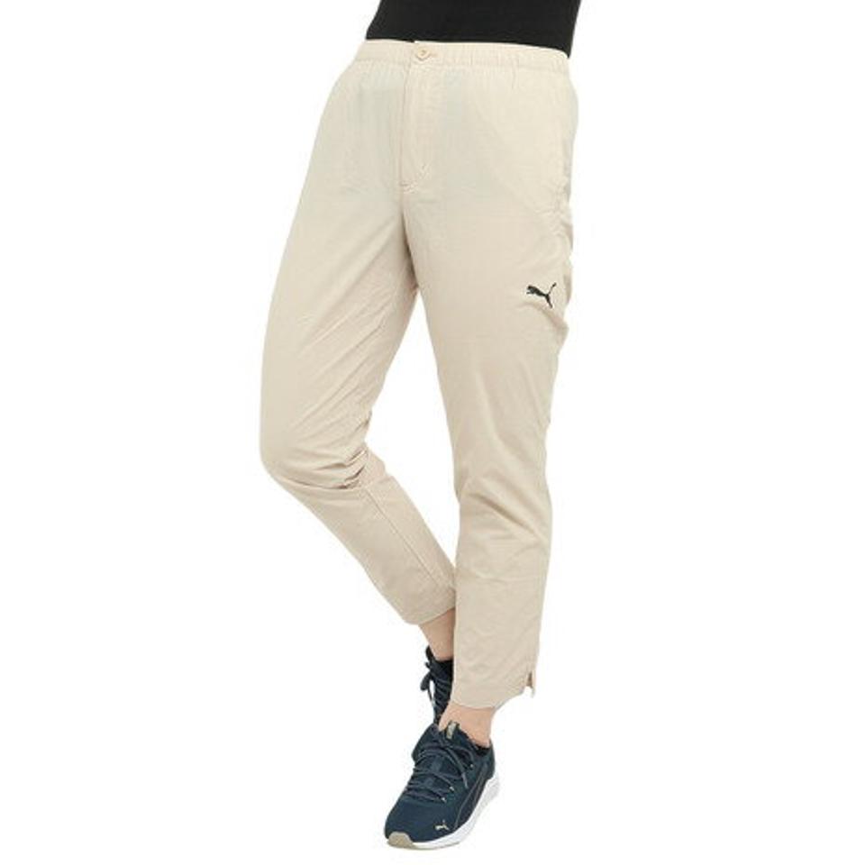 プーマ（PUMA）（レディース）PCPC ウーブン テーパード クロップド パンツ 674943 88 BEG