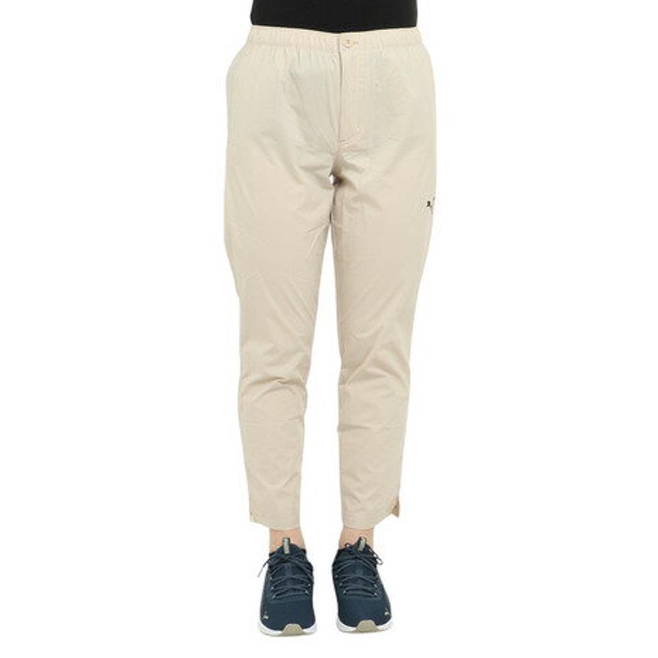 プーマ（PUMA）（レディース）PCPC ウーブン テーパード クロップド パンツ 674943 88 BEG