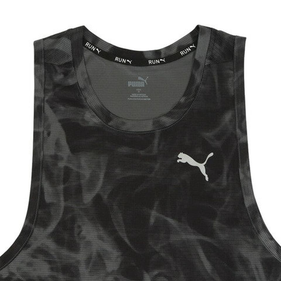 【12/10 24h限定 エントリー＆対象4店舗買い回りで最大P10倍！】プーマ（PUMA）（メンズ）RUN FAVORITE AOP シングレット 523621 01 BLK
