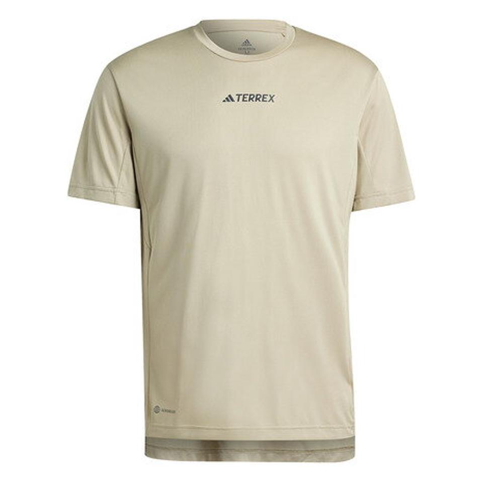 アディダス（adidas）（メンズ）半袖 Tシャツ テレックス マルチ 半袖Tシャツ QF310-HM4045 ベージュ