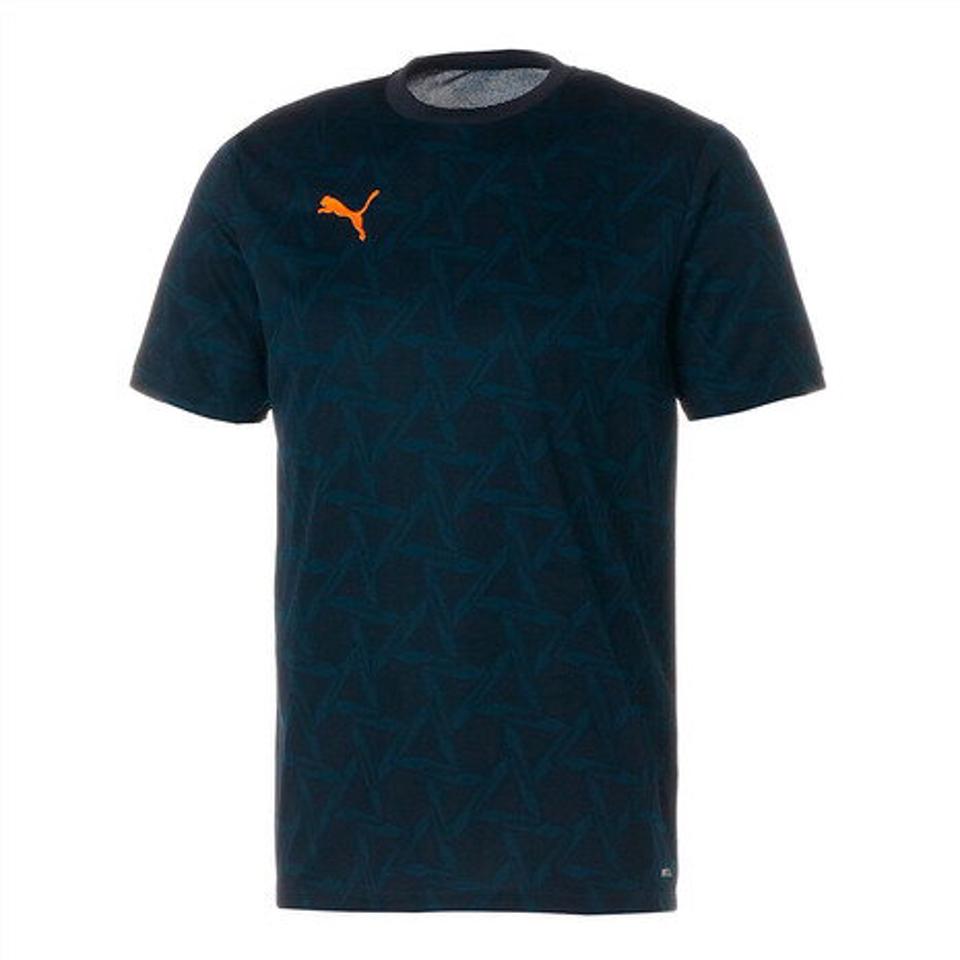 プーマ（PUMA）（メンズ）サッカーウェア INDIVIDUAL トレーニング ハイブリッド AOP 半袖 Tシャツ 65845706