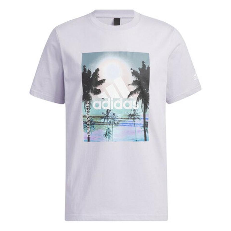 アディダス（adidas）（メンズ）半袖Tシャツ メンズ パームツリー レギュラーフィット IJG11-IK4283 IK4284 IK4285