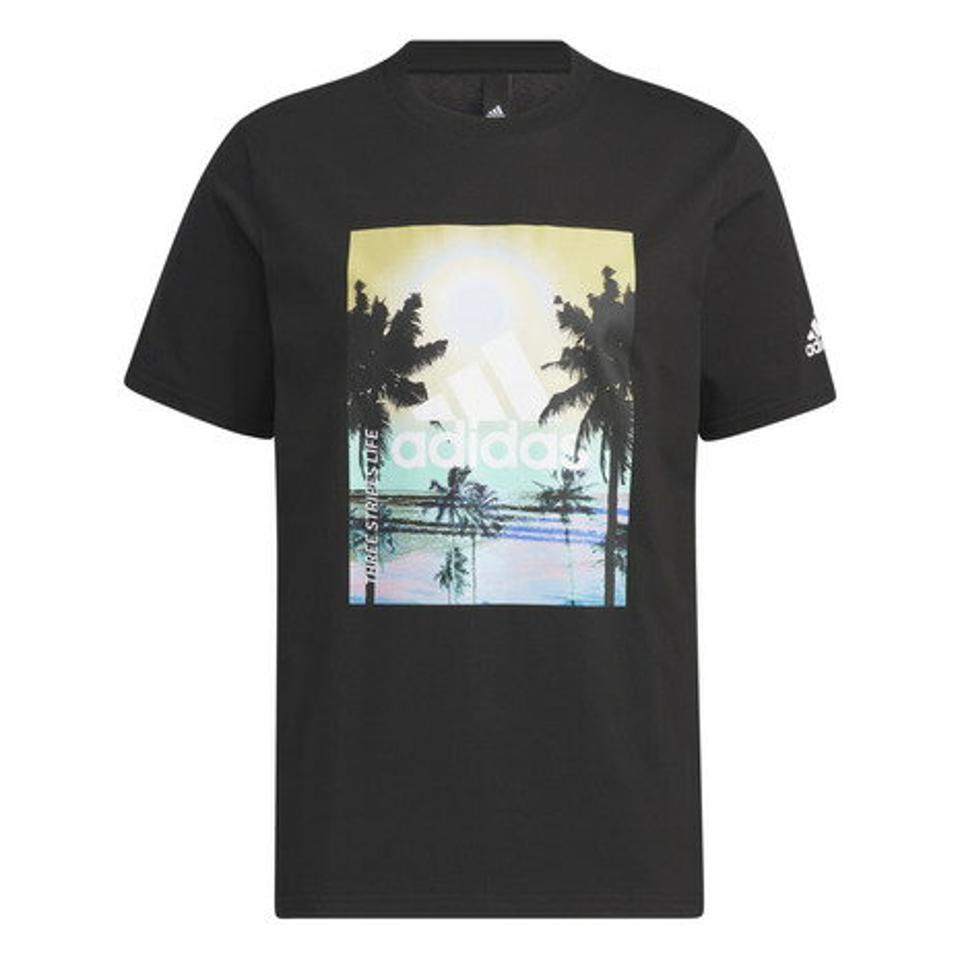 アディダス（adidas）（メンズ）パームツリー グラフィック レギュラーフィットTシャツ IJG11-IK4284