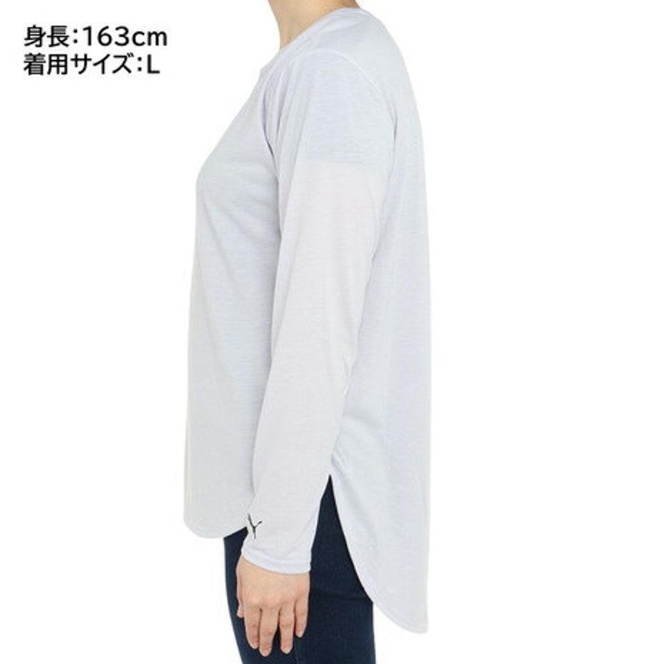 【6/5 24h限定 エントリー＆対象4店舗買い回りで最大P10倍！】プーマ（PUMA）（レディース）長袖Tシャツ レディース ヨガ スタジオ 523536 68 LVD